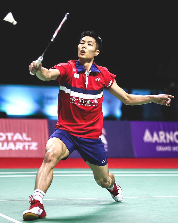 周天成直落二闖頭關。資料照片　羽球協會提供。
