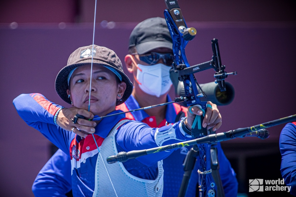 林佳恩闖進16強。取自世界射箭總會官網。