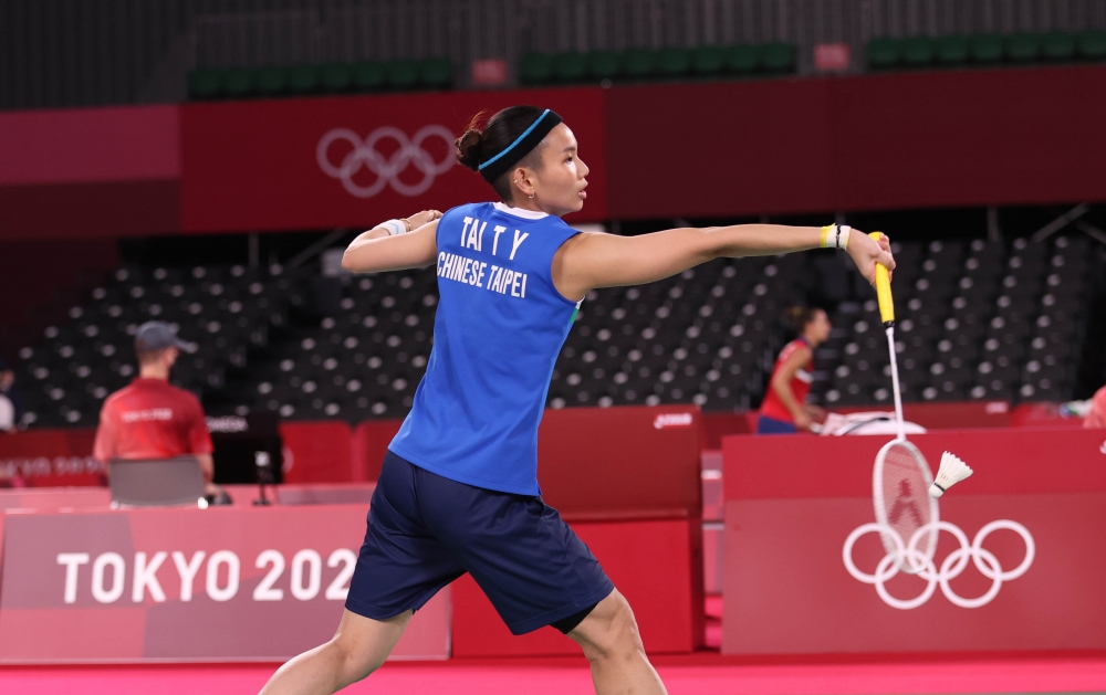 戴資穎晉級八強。體育署提供。