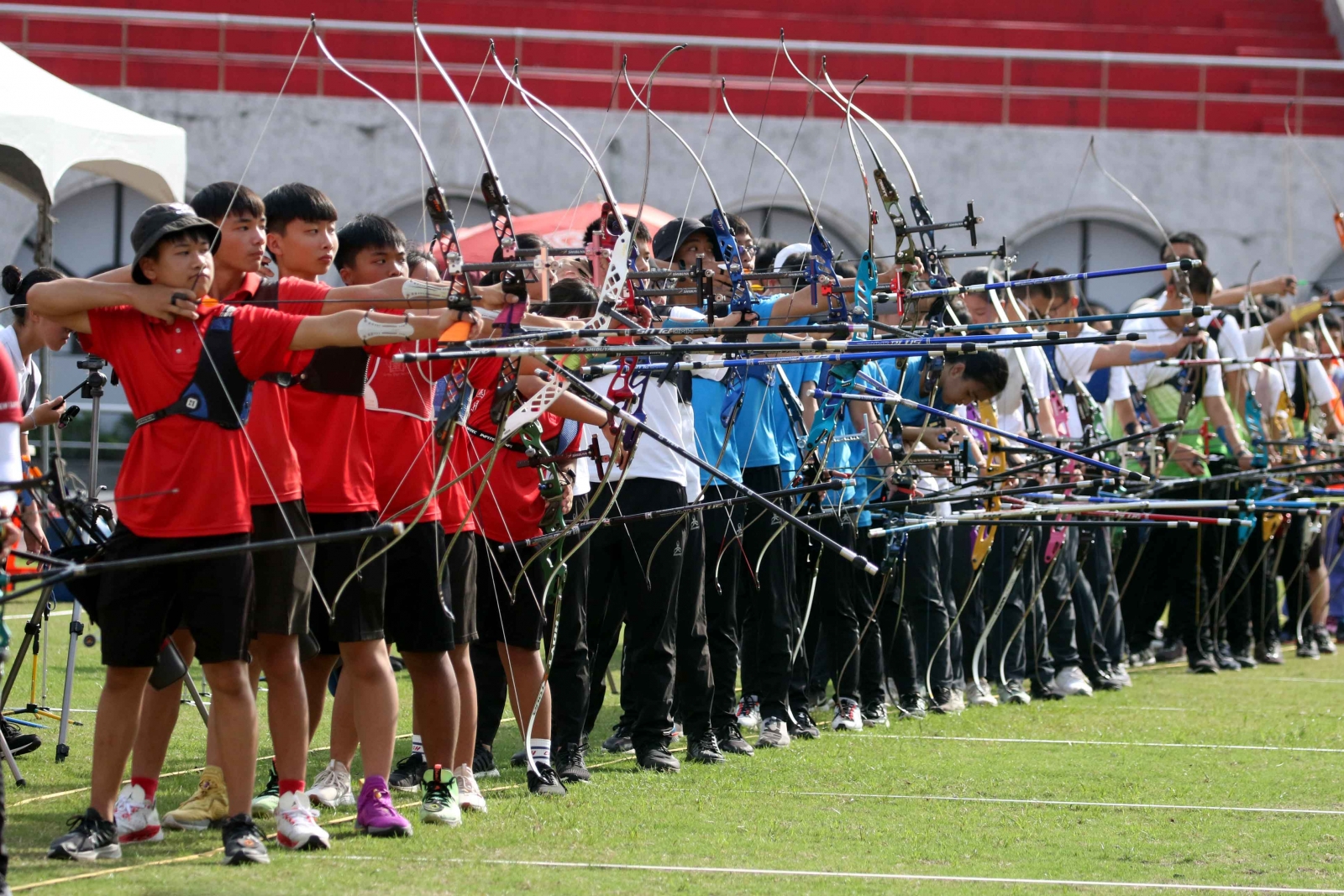 新北凱撒小聯盟射箭賽。中華企業射箭聯盟／提供。
