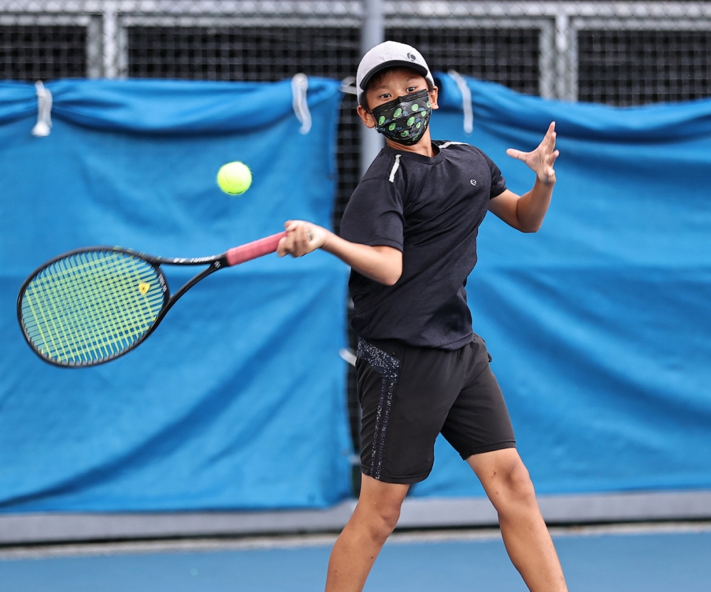 歐子毅四強上演大逆轉，生涯首度挺進青少年A級決賽（圖／海碩整合行銷提供）。