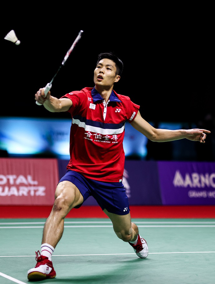 .臺灣一哥周天成。羽球協會／提供。