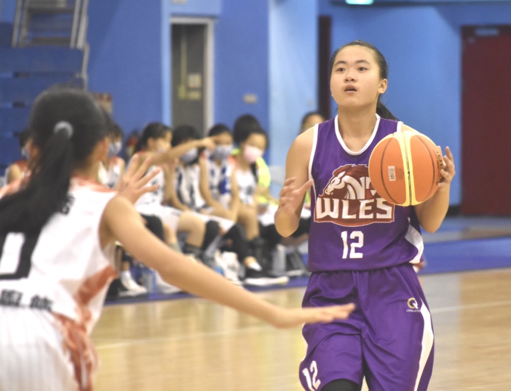 武林「雙一姊」的林品均持球伺機進攻。大會提供。