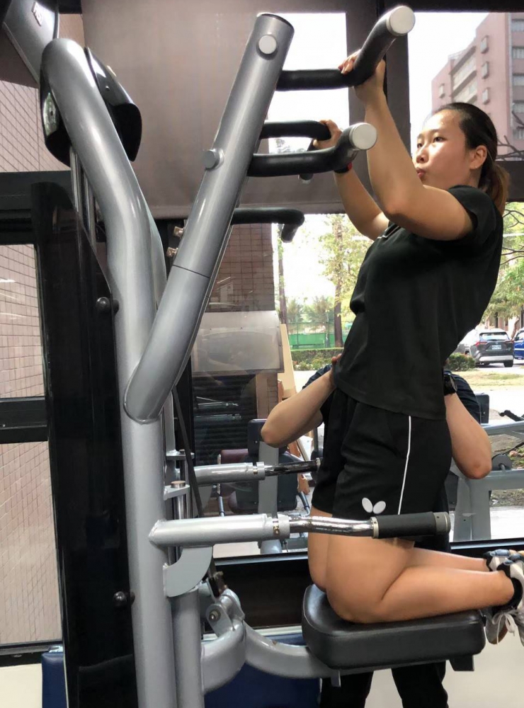 已取得東京帕運資格的田曉雯。中華民國殘障體育運動總會／提供。