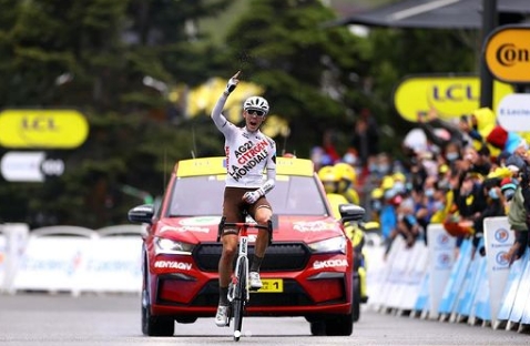 環法大賽第9站冠軍Ben O’Connor。圖／Ben O’Connor IG。