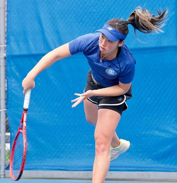 楊亞依拿下美網青少年女單首勝。圖翻攝自楊亞依IG。