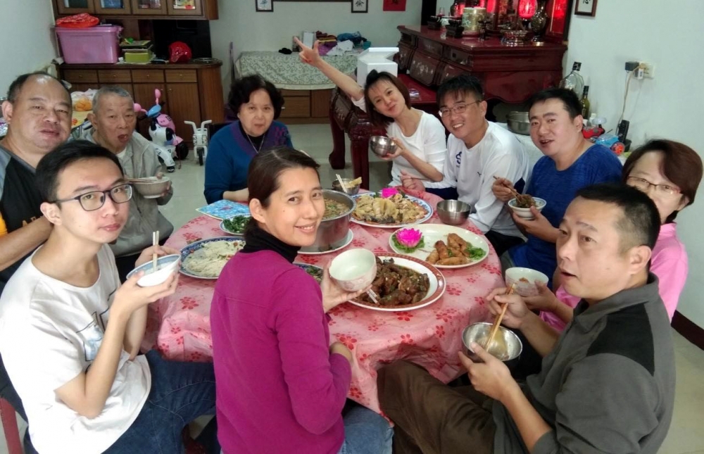 人在國外的劉聰達很想念家人。劉聰達／提供。