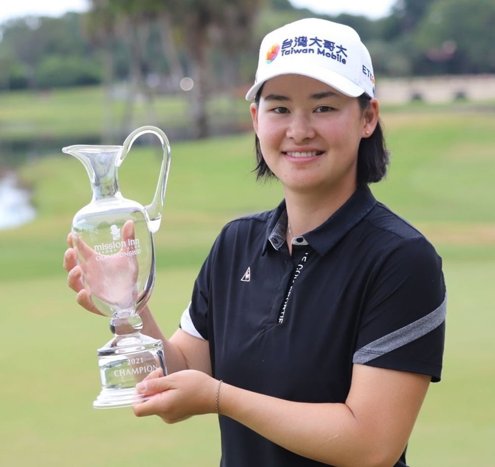 李旻奪職業生涯第八冠。李旻／提供。