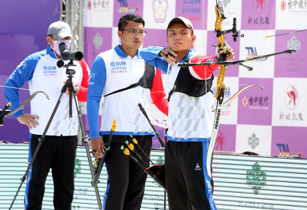 新竹市愛山林男團。中華企業射箭聯盟／提供。