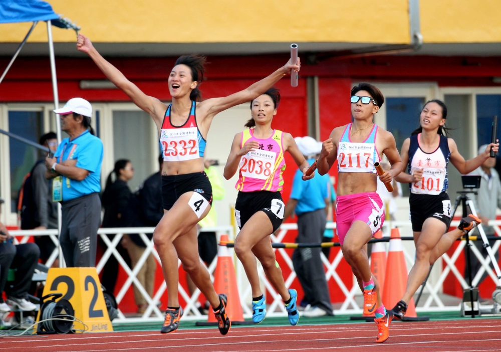謝喜恩（前）喜獲東京奧運門票。資料照片 林嘉欣／攝影。