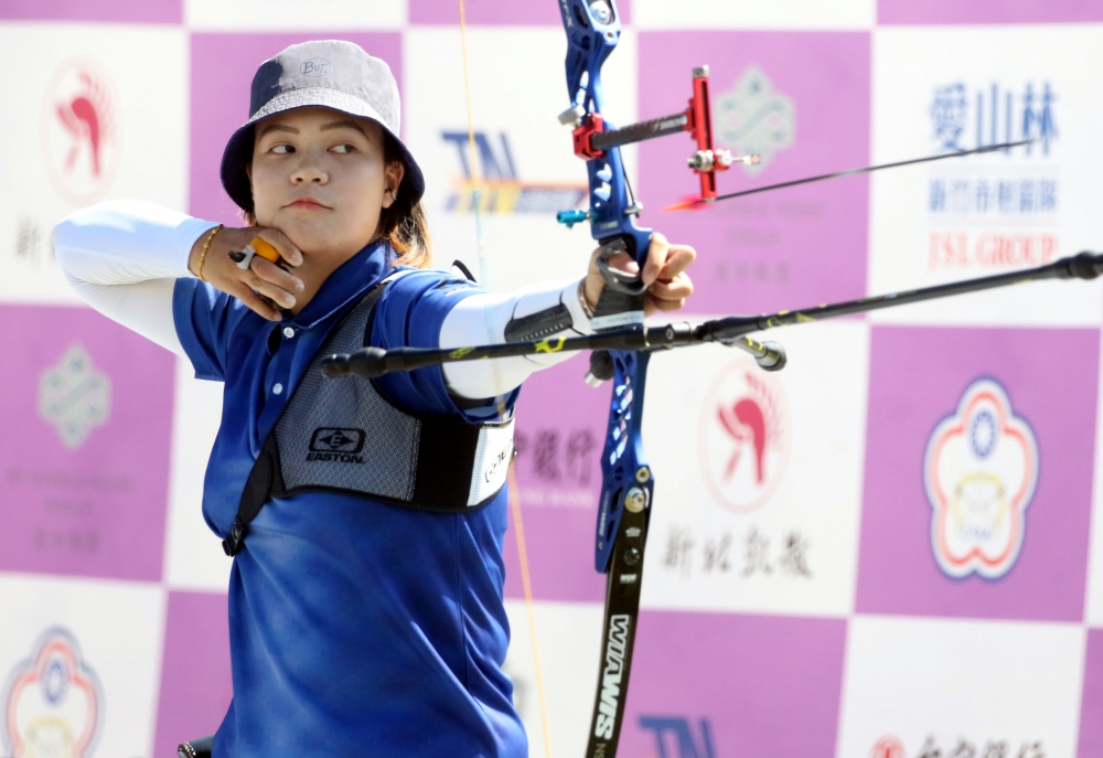 台南隊葉昱琛。中華企業射箭聯盟／提供。
