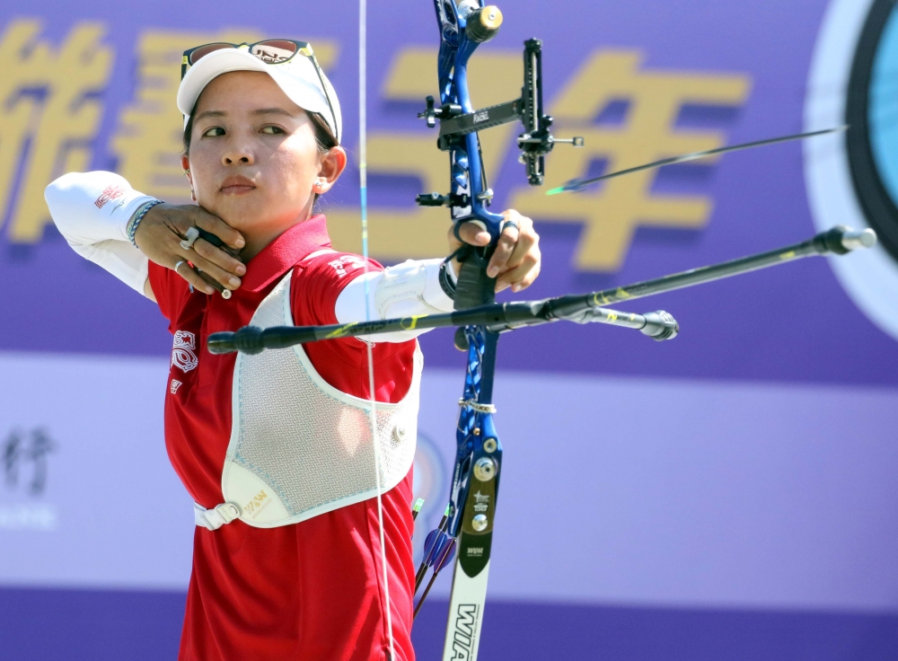 寒舍集團林佳恩。中華企業射箭聯盟／提供。