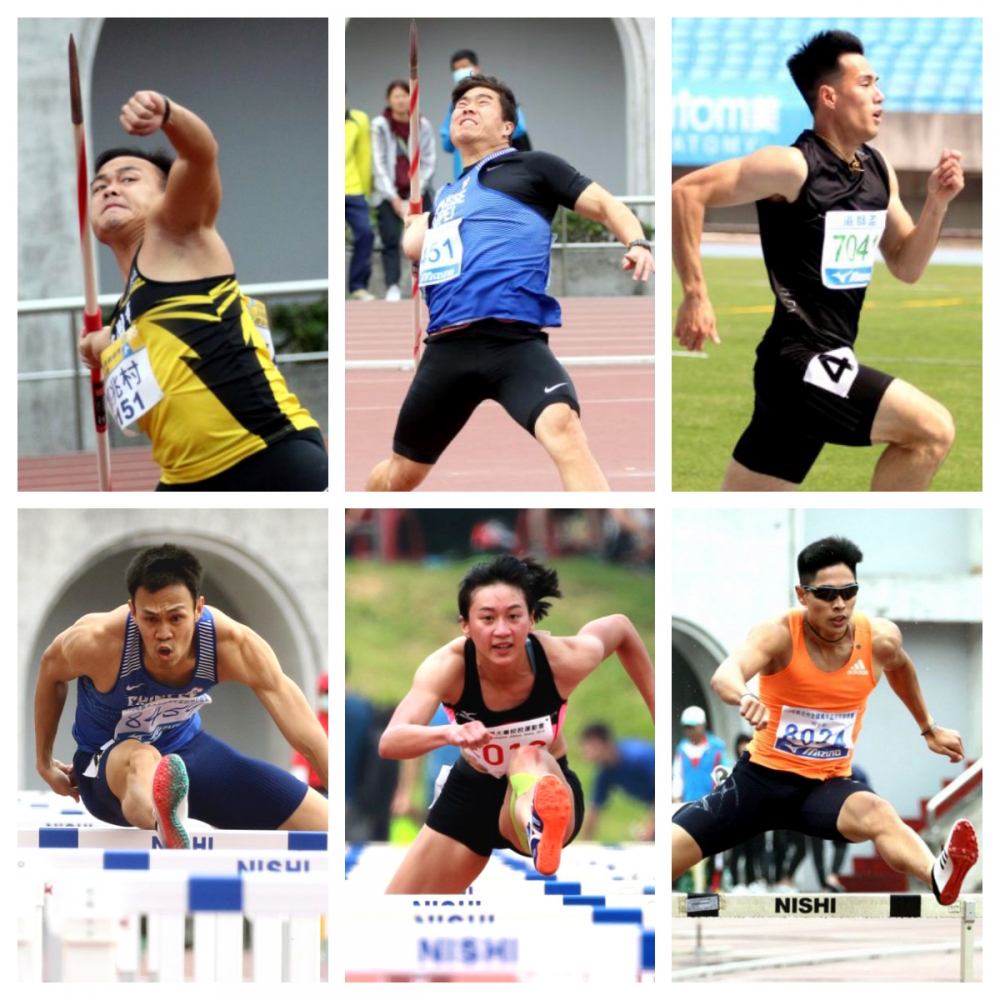 我國取得東京奧運田徑賽門票的六位選手。