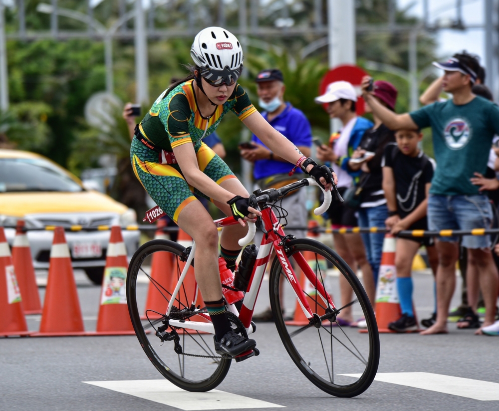 宋城希的半程超鐵初體驗。宋城希／提供。