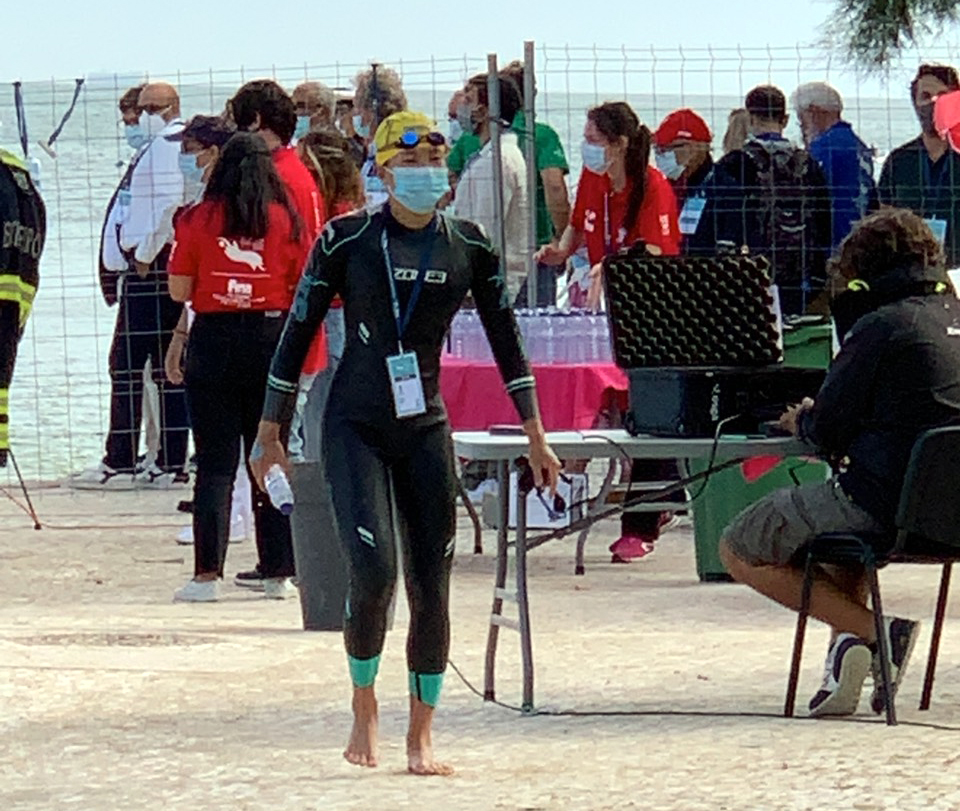 中華隊泳將王怡臻。中華民國游泳協會國際組提供。