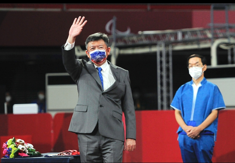 體育署副署長林哲宏擔任頒獎嘉賓。體育署提供。