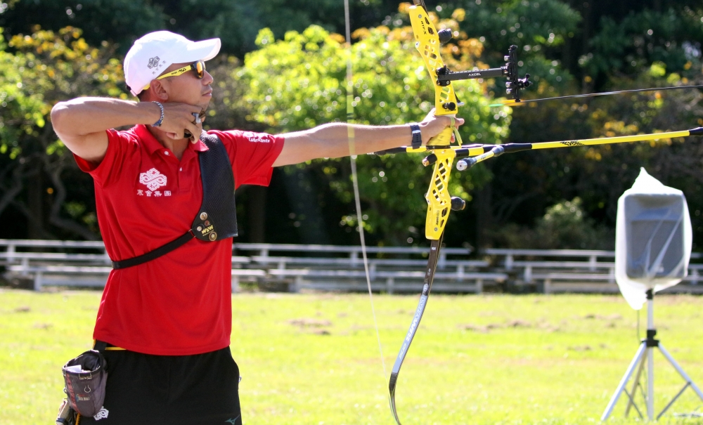 寒舍集團魏均珩勝率百分百。中華企業射箭聯盟／提供。