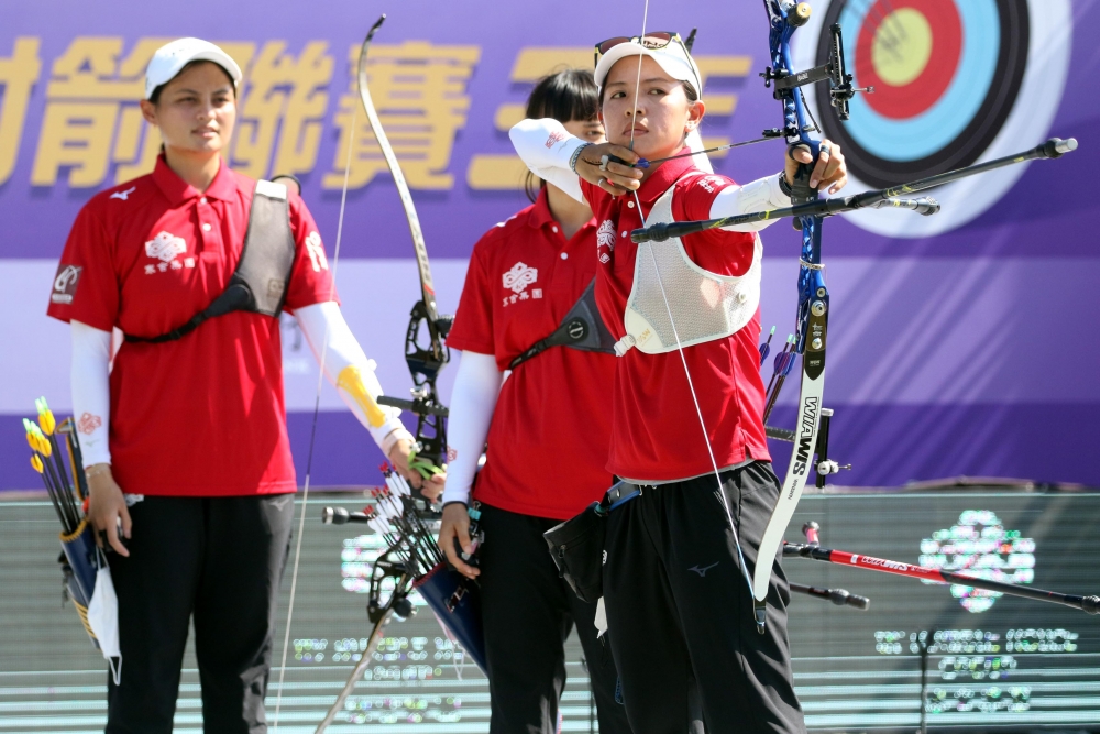 寒舍集團女團。中華企業射箭聯盟／提供。