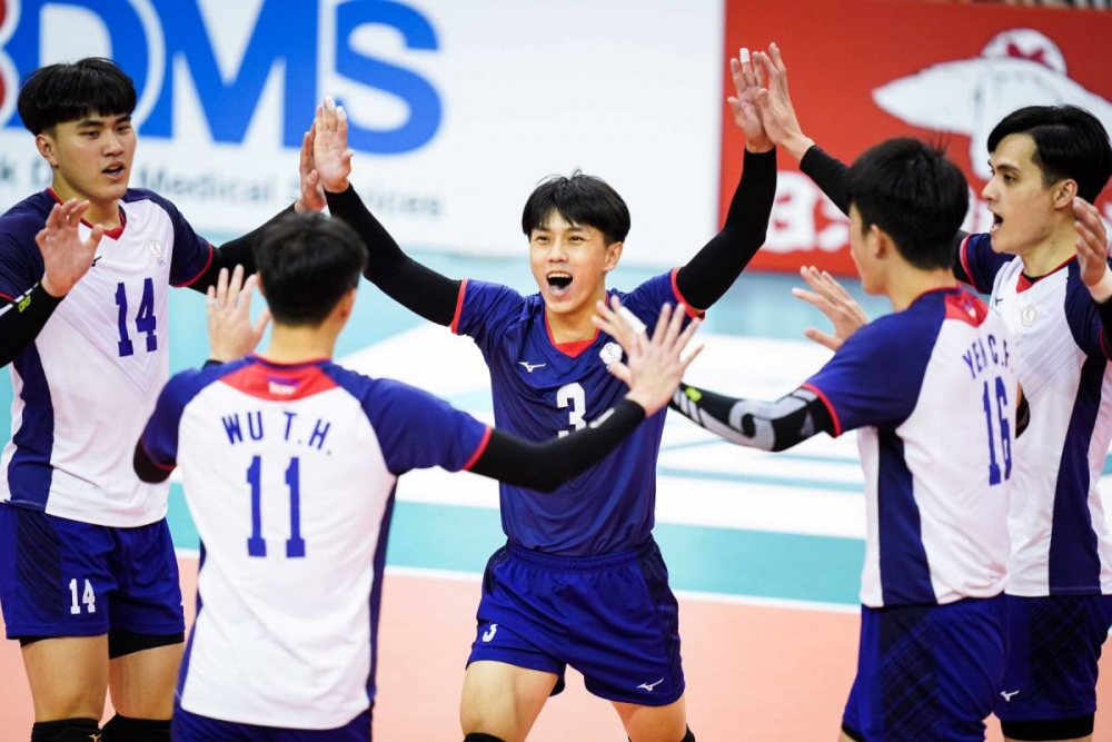 中華隊。亞排聯提供。